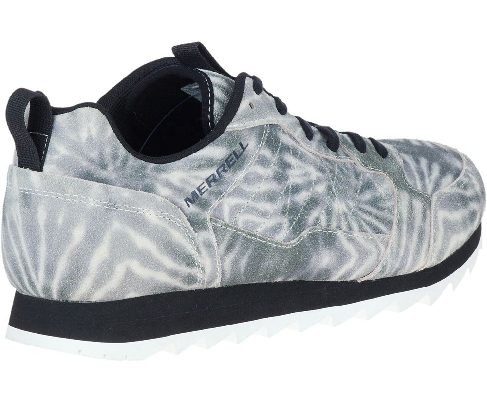 Merrell Sneakers White/Black - Alpine Tie Dye Suede - Mens 02LWUKSXG